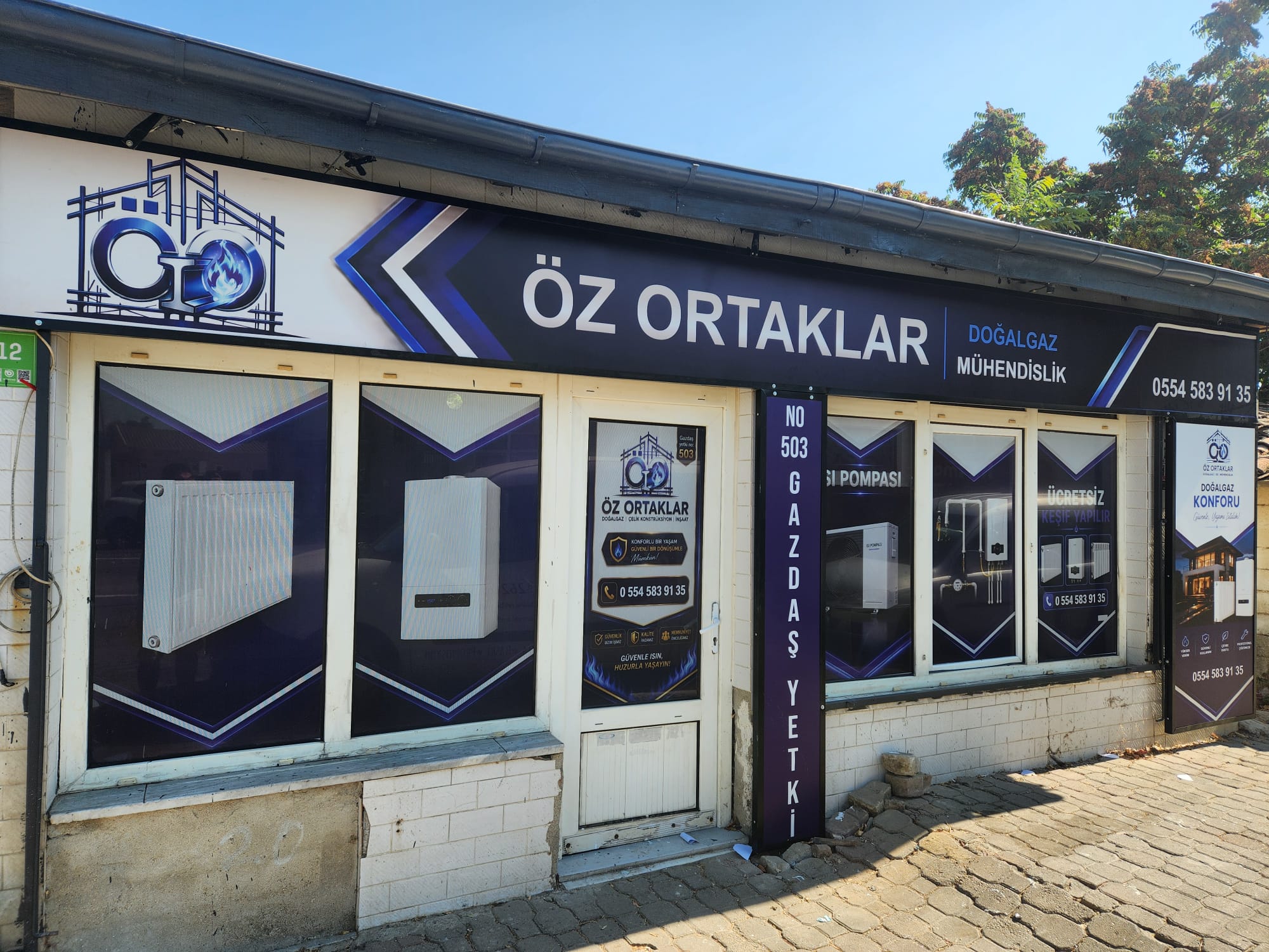 Germe Vinil Branda örnek uygulama